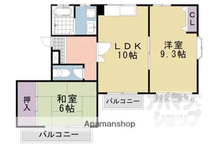 ソレイユ三宅II【102号室】の間取り