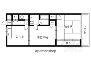 トモヒサI【202号室】の間取り