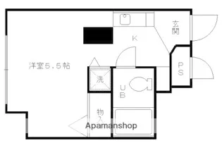 スタジオーネ桂【301号室】の間取り