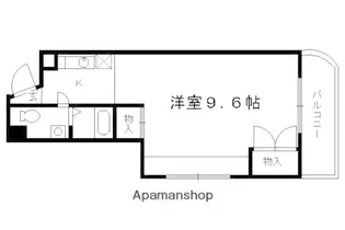 シルクコート嵐山【4階】の間取り