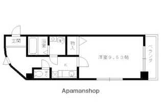 エリーフラッツ上桂【207号室】の間取り