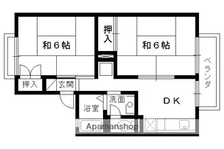セジュールPOPO【106号室】の間取り