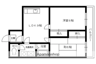 メゾンドール東条【3階】の間取り
