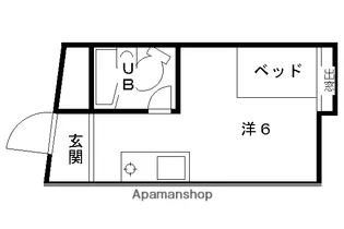シャピタン六角【4階】の間取り