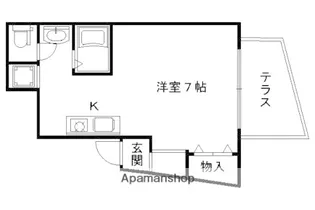 桂レジデンス【101号室】の間取り