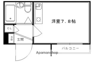 グランシャリオ嵯峨野I【2F2号室】の間取り