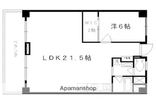 京都四条グランドハイツ【1023号室】の間取り