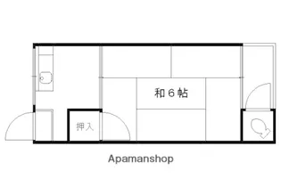 山口ハイツ【203号室】の間取り