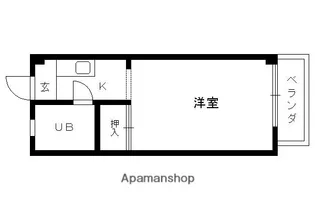 NEWSHARP【401号室】の間取り