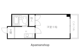 プリモールⅡ南山【306号室】の間取り