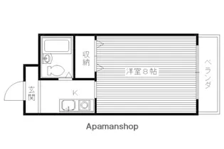 シャンブルN【303号室】の間取り