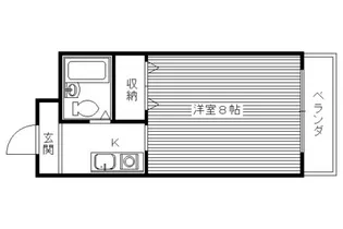 シャンブルN【301号室】の間取り