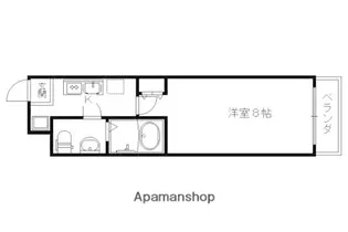 グランドパレス西院 東棟【E403号室】の間取り