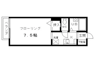 PARTIR(パルティール)【N-103号室】の間取り