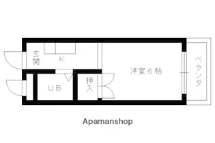 洛西みやびビル【302号室】の間取り