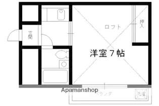 木下ビル【301号室】の間取り