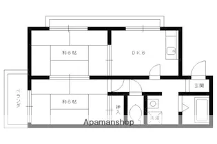 アネックスいまざと【106号室】の間取り