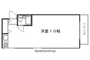 ドミール桂【310号室】の間取り