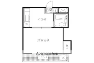 パティオ篠【118号室】の間取り