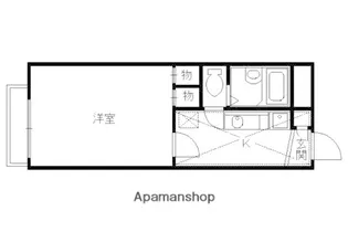 レオパレス嵐山II【203号室】の間取り