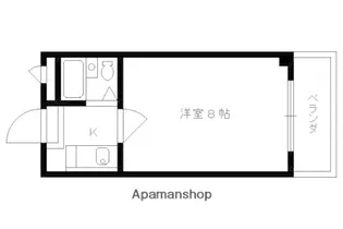 1Kの間取り画像