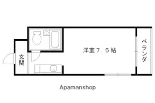 第2京都メゾンベルジュ西京極【302号室】の間取り