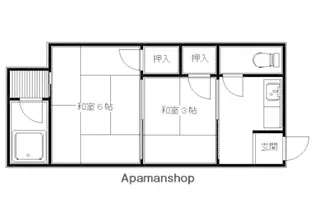 第ニ北村マンション【13号室】の間取り