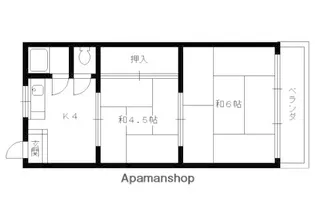 松原荘【102号室】の間取り