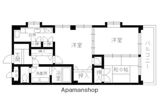 めぞんOSM【101号室】の間取り