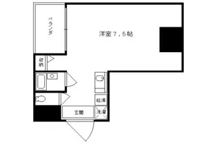 インテル【301号室】の間取り