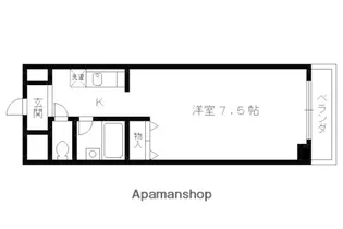 インテル【803号室】の間取り