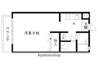 ロココ テン【103号室】の間取り