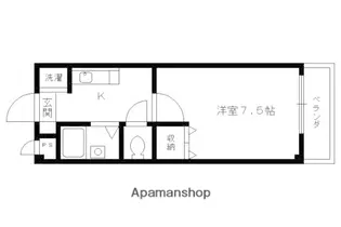 ルシエル【1階】の間取り