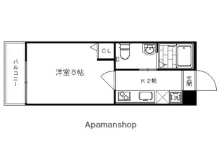 ブライトハイムC棟【205号室】の間取り