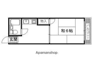サニーライフ東向日【302号室】の間取り