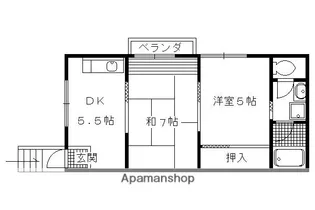 ハイツセブン【101号室】の間取り