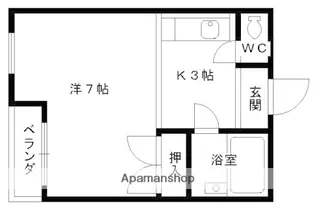 グランドールトキ【301号室】の間取り