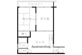 アーバンヒル太秦【207号室】の間取り
