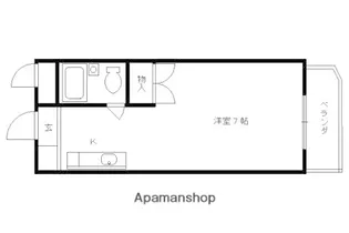 アークハイツ嵯峨嵐山【302号室】の間取り