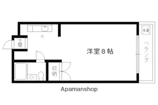 シャルムかたびら【310号室】の間取り