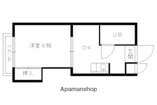 カサペルダーニョ【102号室】の間取り