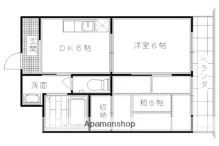 エスポワール峯【5階】の間取り