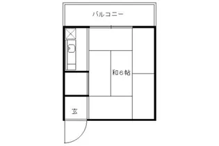 うずまさハイツ【408号室】の間取り