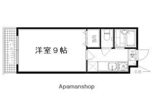 コモド嵯峨【205号室】の間取り