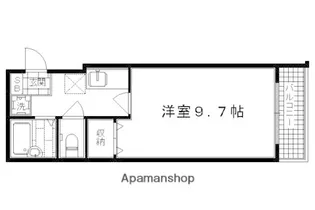 コモド嵯峨【306号室】の間取り