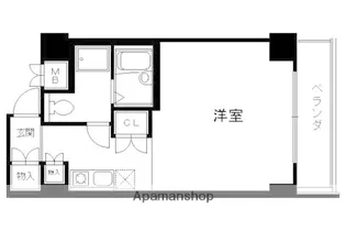 高辻ロイヤルフラッツ【405号室】の間取り