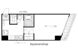 アネックス西院【5階】の間取り