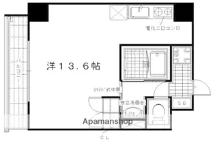 アネックス西院【901号室】の間取り