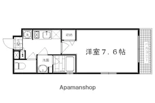 アルティスタ西院【102号室】の間取り