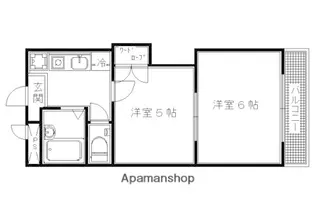 プリマベーラ西京極【506号室】の間取り